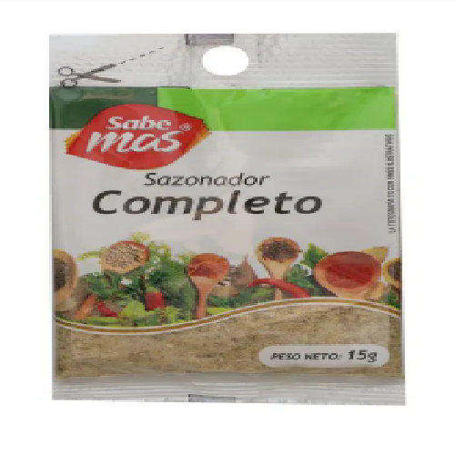 Especias Sazonador Completo Sabemas -15gr